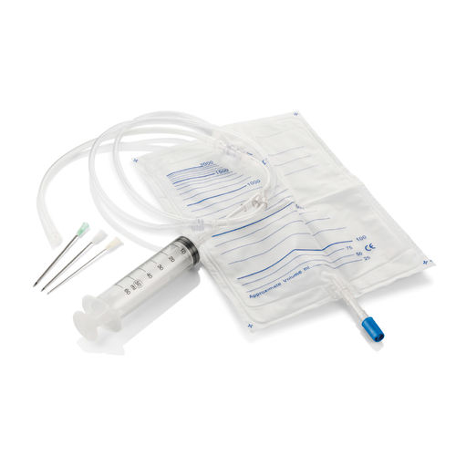 Kit de drenagem pleural - TORASET - Medax - graduado / com válvula unidirecional