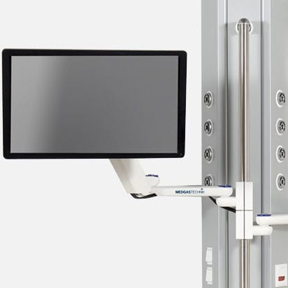 Braço de suporte para monitor articulado - MEDGAS-TECHNIK GmbH Medical-Technology - de altura regulável / para tela / para uso médico