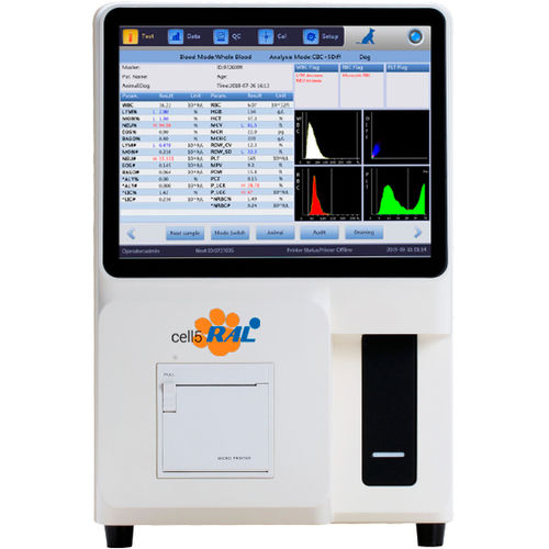 Citômetro automático - Cell 5 - RAL, Tecnica para el Laboratorio S.A. - de bancada / veterinário / células sanguíneas