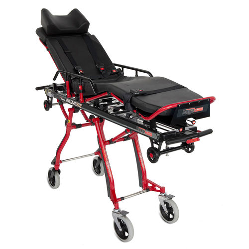 Carro-maca de transporte - VALENS RX6 - ROYAX - para ambulâncias / pneumático / com altura regulável