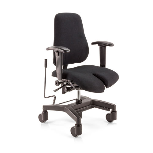 Cadeira de escritório com braços - Mobility 5000 Arthrodese - Score BV - com rodízios / com apoio para pés / com altura regulável