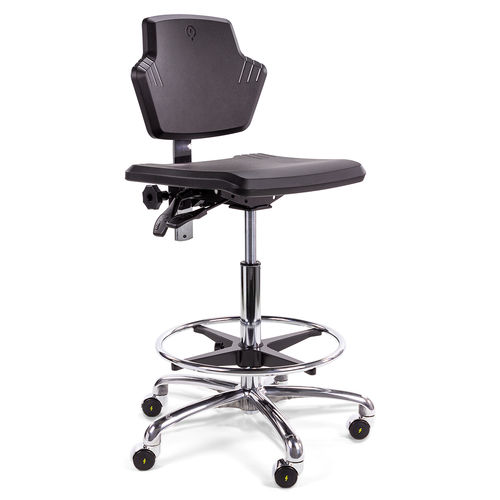 Cadeira de laboratório - Spirit 1502 ESD - Score BV - para sala limpa / com rodízios / com altura regulável