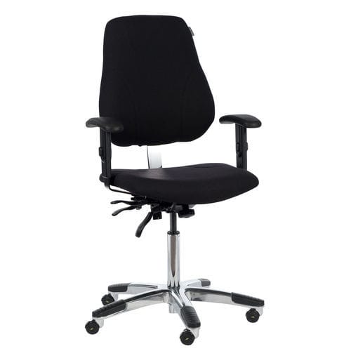 Cadeira de laboratório - 5000 ESD - Score BV - para pessoas com mobilidade reduzida / com braços / com altura regulável