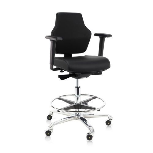 Cadeira de escritório de laboratório - 01 ESD - Score BV - para sala limpa / para adulto / com braços