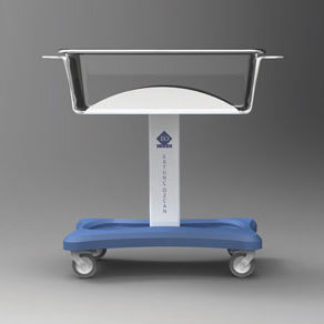 Berço hospitalar com altura regulável - Baby Comfort - ERTUNÇ ÖZCAN - Trendelenburg / Trendelenburg reverso / em aço inoxidável