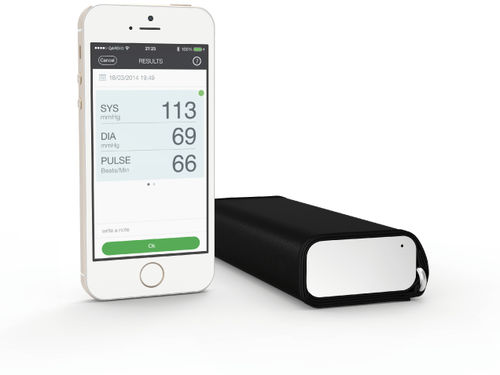 Medidor digital de pressão arterial automático - QardioArm - Qardio - com conexão sem fio / iOS