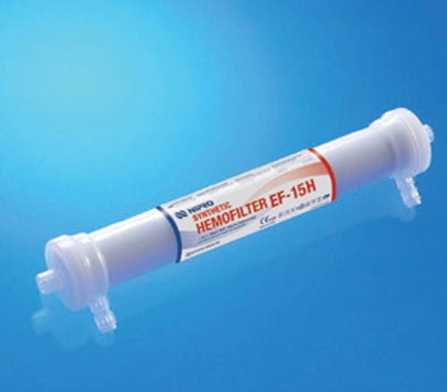 Hemofiltro de fibras sintéticas - EF™-H - Nipro - para hemodiálise / em polietersulfona
