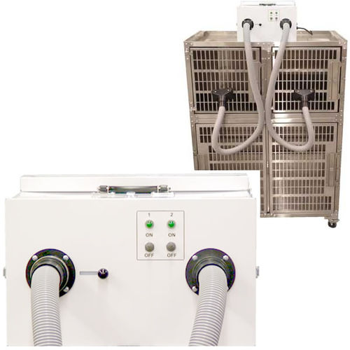 Secador para gaiolas veterinárias - F860 Force II - Edemco Dryers