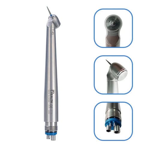 Caneta de alta rotação odontológica - T-45 - Tealth Foshan Medical Equipment Co.,Ltd - pneumática / 45° / com sistema rápido push button