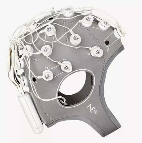 Capacete para EEG de 32 canais - Enobio 32 - Neuroelectrics - para adulto / cinza