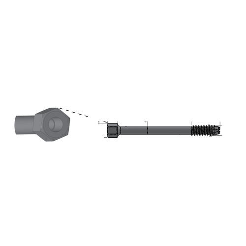 Parafuso de compressão óssea para epífise femoral - 36.150 series - Medicalex - infantil / em titânio
