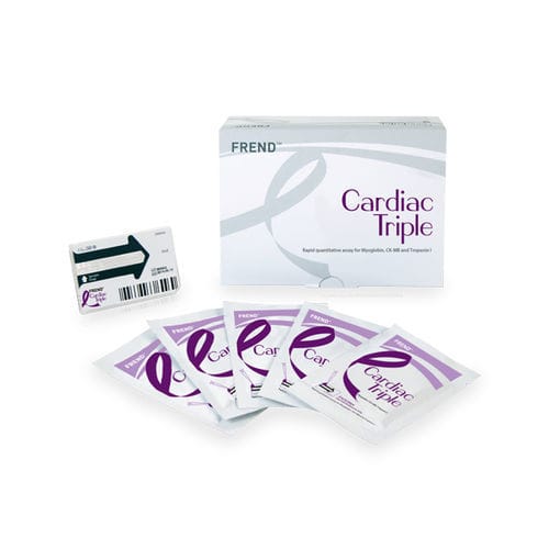 Teste rápido para doenças cardiovasculares - FRCT 025 - NanoEntek - de mioglobina / cTnI / de creatina quinase