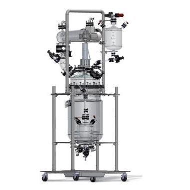 Reator de laboratório - SQHK083251 - Steroglass - para a indústria farmacêutica / em vidro borossilicato