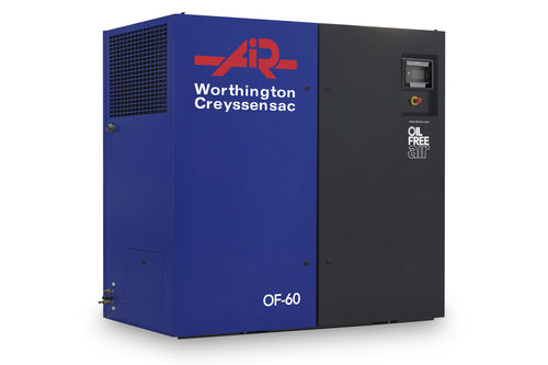 Compressor hospitalar - Gamme OF 20-75 - Worthington Creyssensac - de parafuso / estacionário / sem óleo