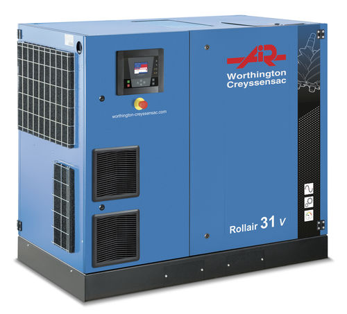 Compressor não especificado - ROLLAIR 16-31 - Worthington Creyssensac - de parafuso / estacionário / lubrificado