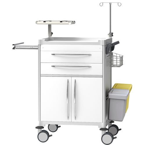 Carrinho de emergência - JDEQJ254C - Jingdong Technology - hospitalar / para hospital / para instrumental