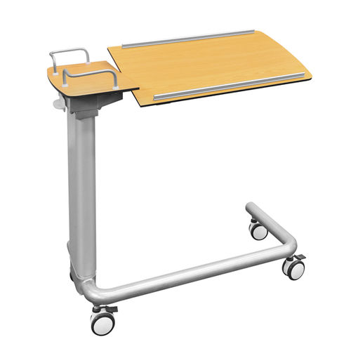 Mesa de refeição com rodízios - JDTCZ243 - Jingdong Technology - de altura regulável / com ajuste de inclinação / com acionamento manual