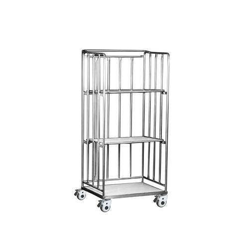 Carrinho hospitalar - JDEFL112 - Jingdong Technology - para hospital / para curativos / em aço inoxidável