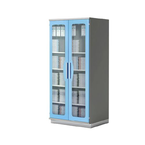 Armário para hospital - JDGDG121 - Jingdong Technology - com porta / com bandejas / em alumínio