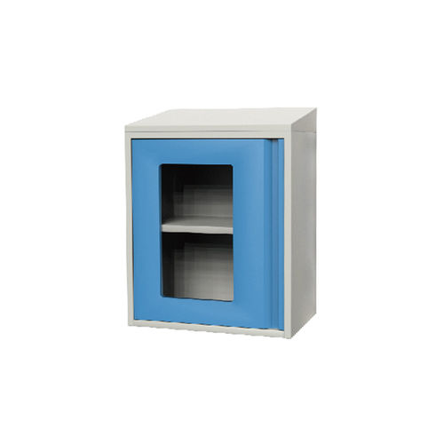 Armário de parede - JDGDG111-C - Jingdong Technology - para hospital / com porta / azul