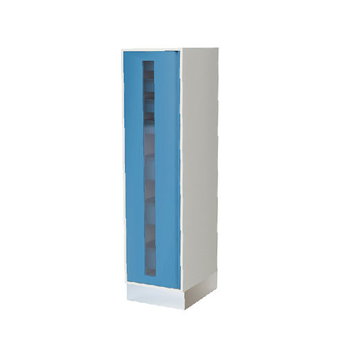 Armário fixo - JDGYX111-A - Jingdong Technology - para hospital / com porta / azul