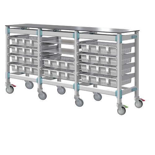 Carrinho hospitalar - JDTCZ253B - Jingdong Technology - para hospital / para instrumental / para medicamentos