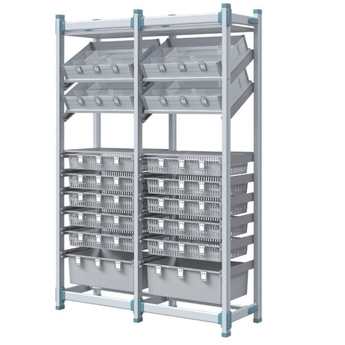 Rack para hospital - JDACW253E - Jingdong Technology - de armazenamento / modular / em alumínio