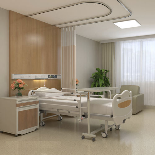 Cama para hospital - JDC-SY171A3(B3) - Jingdong Technology - manual / com altura fixa / com rodízios
