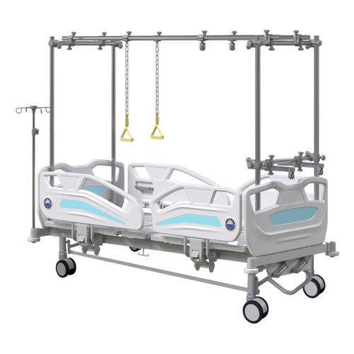 Cama para hospital - JDC-SY151A1G1 - Jingdong Technology - manual / com altura fixa / com rodízios