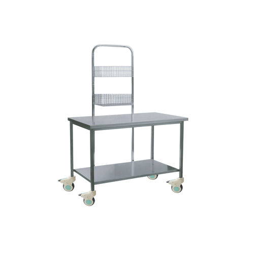 Mesa de trabalho - JDTDB312 - Jingdong Technology - de preparo e embalagem de instrumentos médicos / retangular / com rodízios