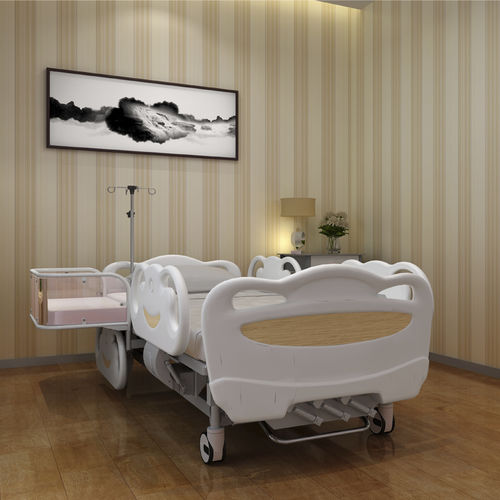 Cama para hospital - JDCMY-SO171A1(B1) - Jingdong Technology - manual / de altura regulável / com rodízios