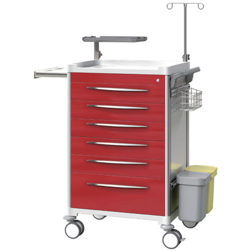 Carrinho para hospital - JDEQJ254D - Jingdong Technology - de emergência / para uso geral / para instrumental