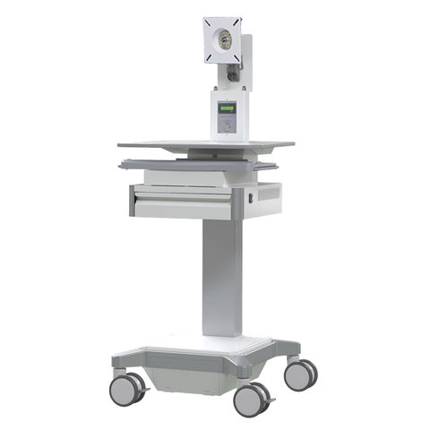 Carrinho para computador para distribuição de medicamentos - JDECF314A - Jingdong Technology - com bateria / com altura regulável / com touch screen