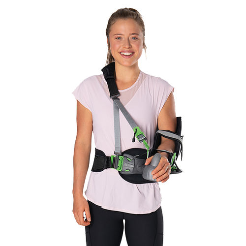 Tipoia com faixa de apoio na cintura - ADVAGO®shoulder - OPED - com almofada de abdução de ombro