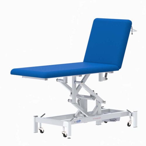 Mesa de exame elétrica - BA02 series - Medi-Plinth - hidráulica / com encosto regulável / articulada em 2 seções
