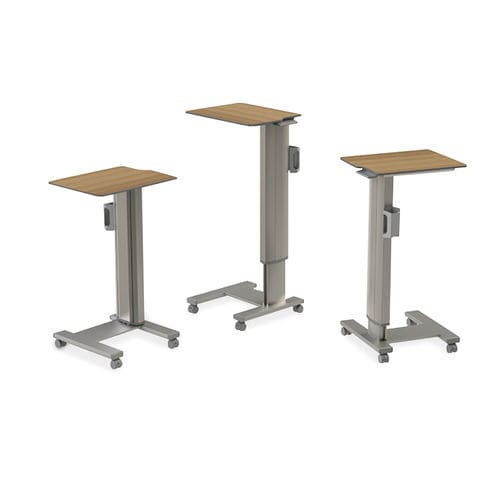 Mesa de cabeceira com rodízios - CT-17 - SYSTMZ - com mesa de refeição acoplada