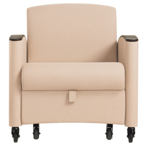 Poltrona para quarto de paciente - capital  - WIELAND - conversível / com rodízios / cama