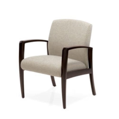 Cadeira para sala de espera - Jordan Guest - Krug - para pessoas obesas / com braços / ergonômica