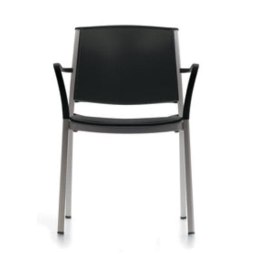 Cadeira para sala de espera - Corfu Plastic - Krug - com braços / empilhável