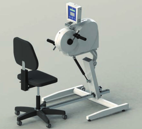 Pedal exercitador para braços - Physio 700 - Tech med Tm - em posição sentada