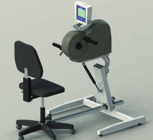 Pedal exercitador para braços - Cardio 700 - Tech med Tm - em posição sentada