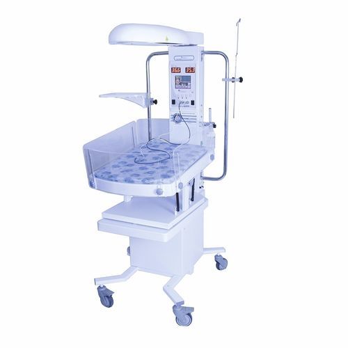 Berço aquecido neonatal com lâmpada para fototerapia - IW6000 - AVI Healthcare - com rodízios / de altura regulável
