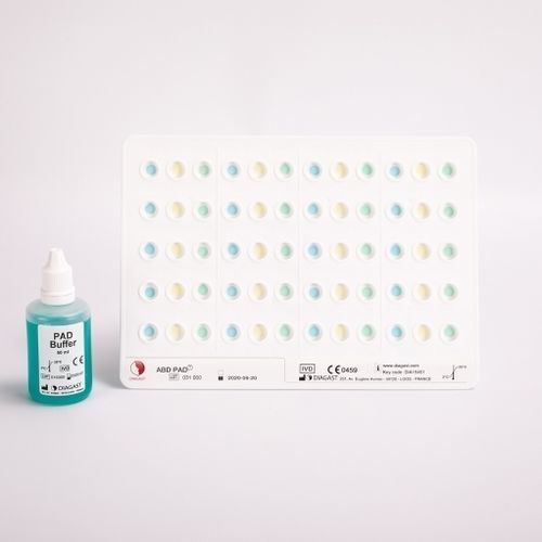 Kit de teste de tipagem sanguínea - ABD PAD® - Diagast - de sangue