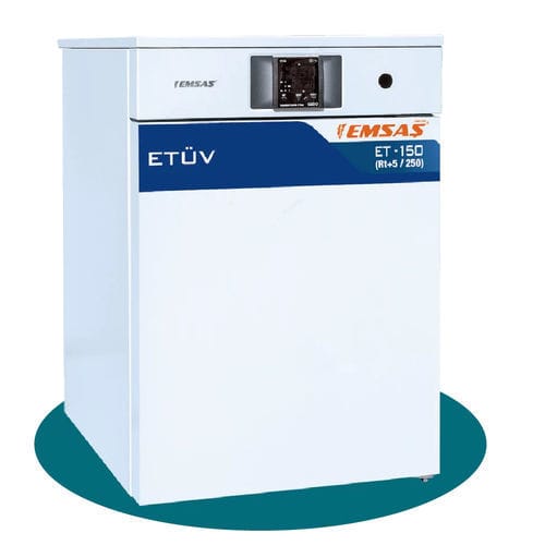 Forno de aquecimento - ET 150 - EMSAS - de laboratório / em aço inoxidável / com 1 porta