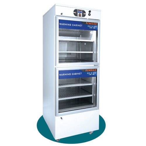Armário aquecedor - EMI-D 500 - EMSAS - para mantas / com prateleiras / com 2 portas