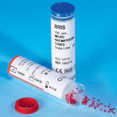 Tubo de coleta cilíndrico - GC00xx series - International Scientific Supplies Ltd - de sangue capilar / para coleta de amostras