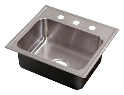 Pia com 1 posto - SL-1921-A-GR - Just Manufacturing - em aço inoxidável