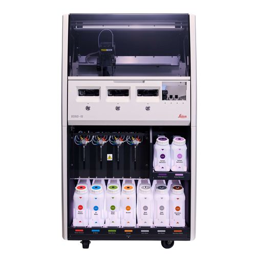 Sistema automático de preparação de amostras - BOND-III - Leica Biosystems - de diagnóstico / para imunohistoquímica / para coloração de lâminas