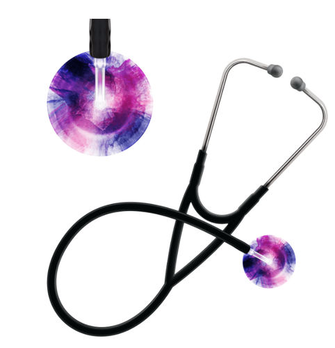 Estetoscópio cardiológico - Tie Dye - UltraScope - simples / em aço inoxidável