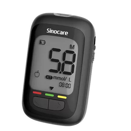 Medidor de glicose automático - Safe AQ Max I - Sinocare - GDH-FAD